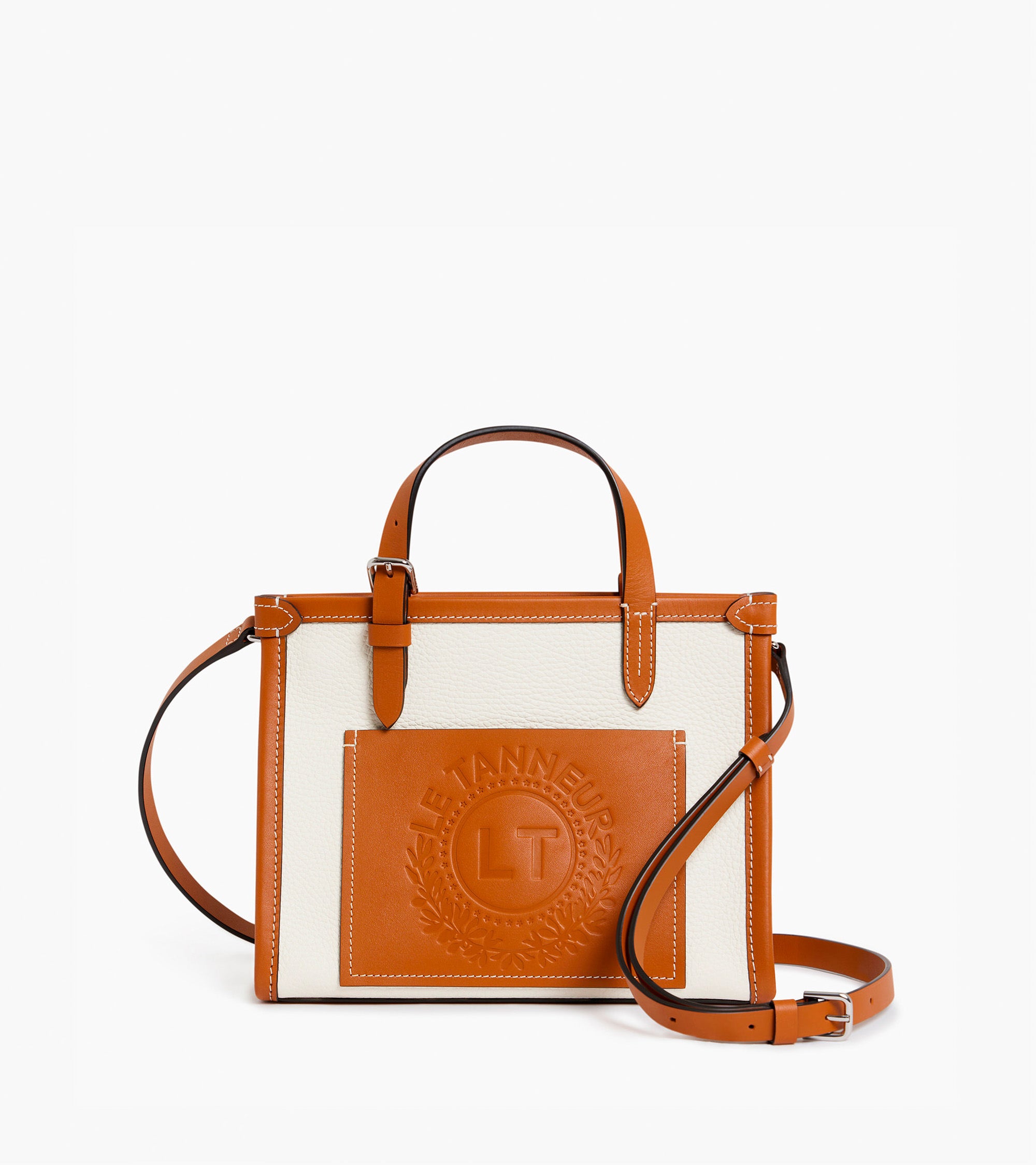 Mini cabas Le 125 en cuir grainé