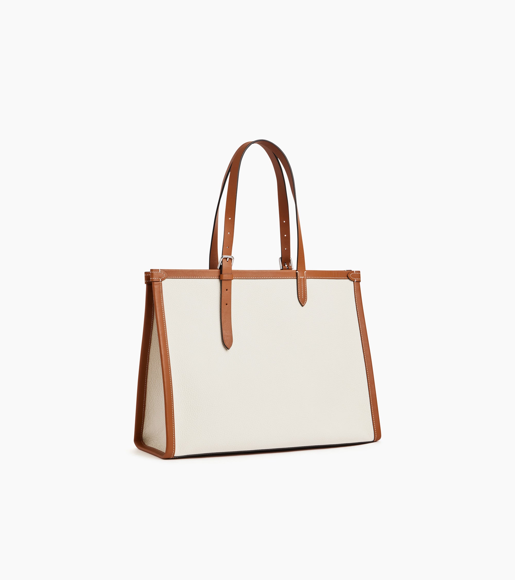 Grand sac cabas Le 125 en cuir grainé