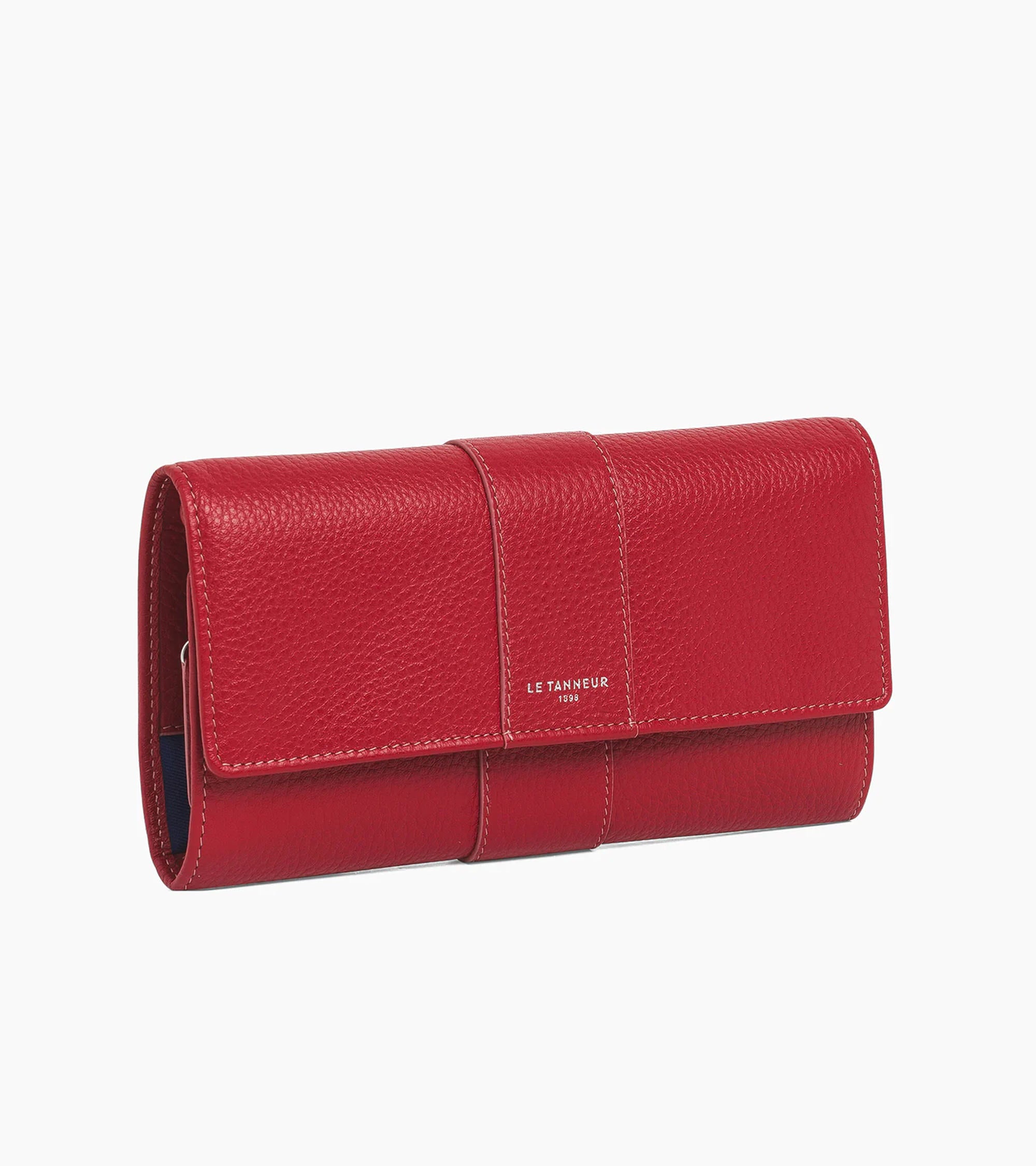 Pochette à bijoux en cuir grainé