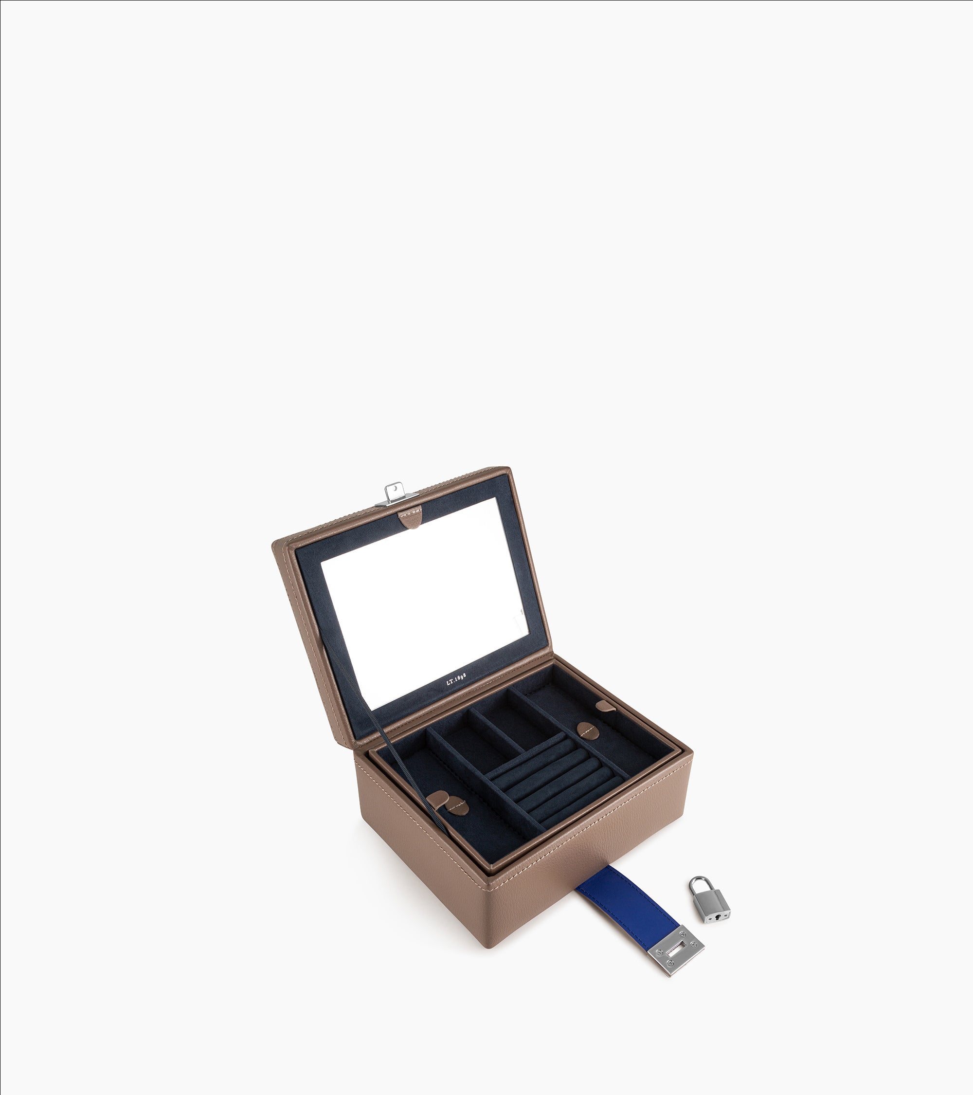 Boite à bijoux moyen modèle en cuir