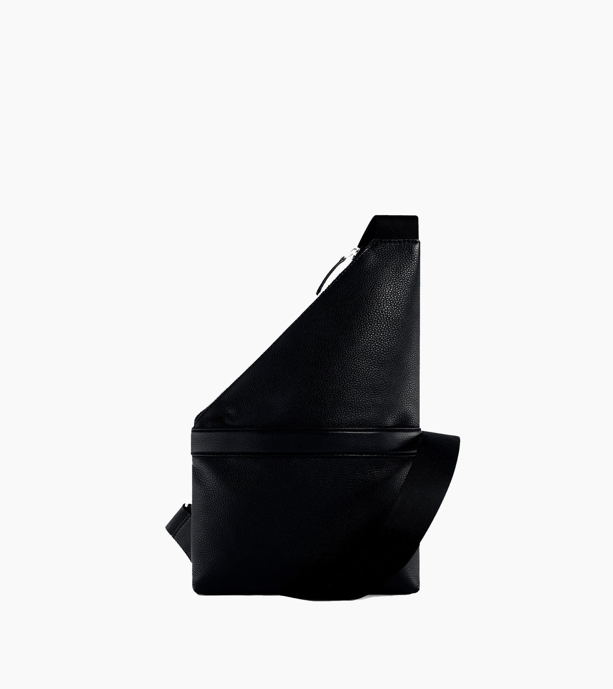 Sacoche sling Charles en cuir grainé