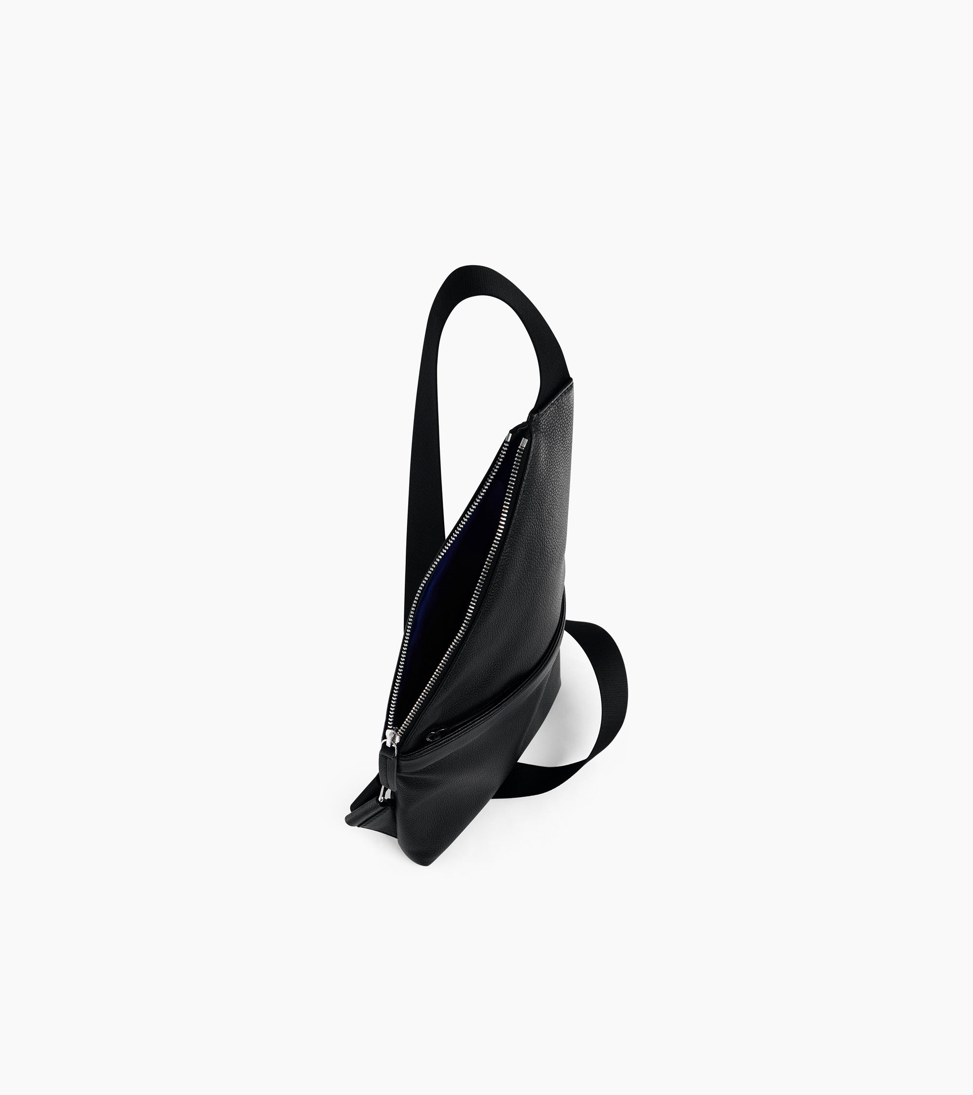 Sacoche sling Charles en cuir grainé