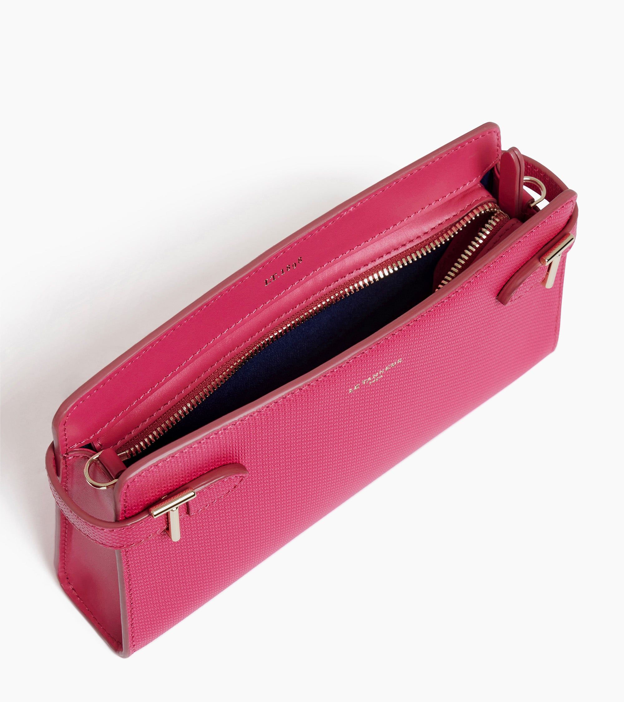 Petit sac à bandoulière Emilie en cuir signature T