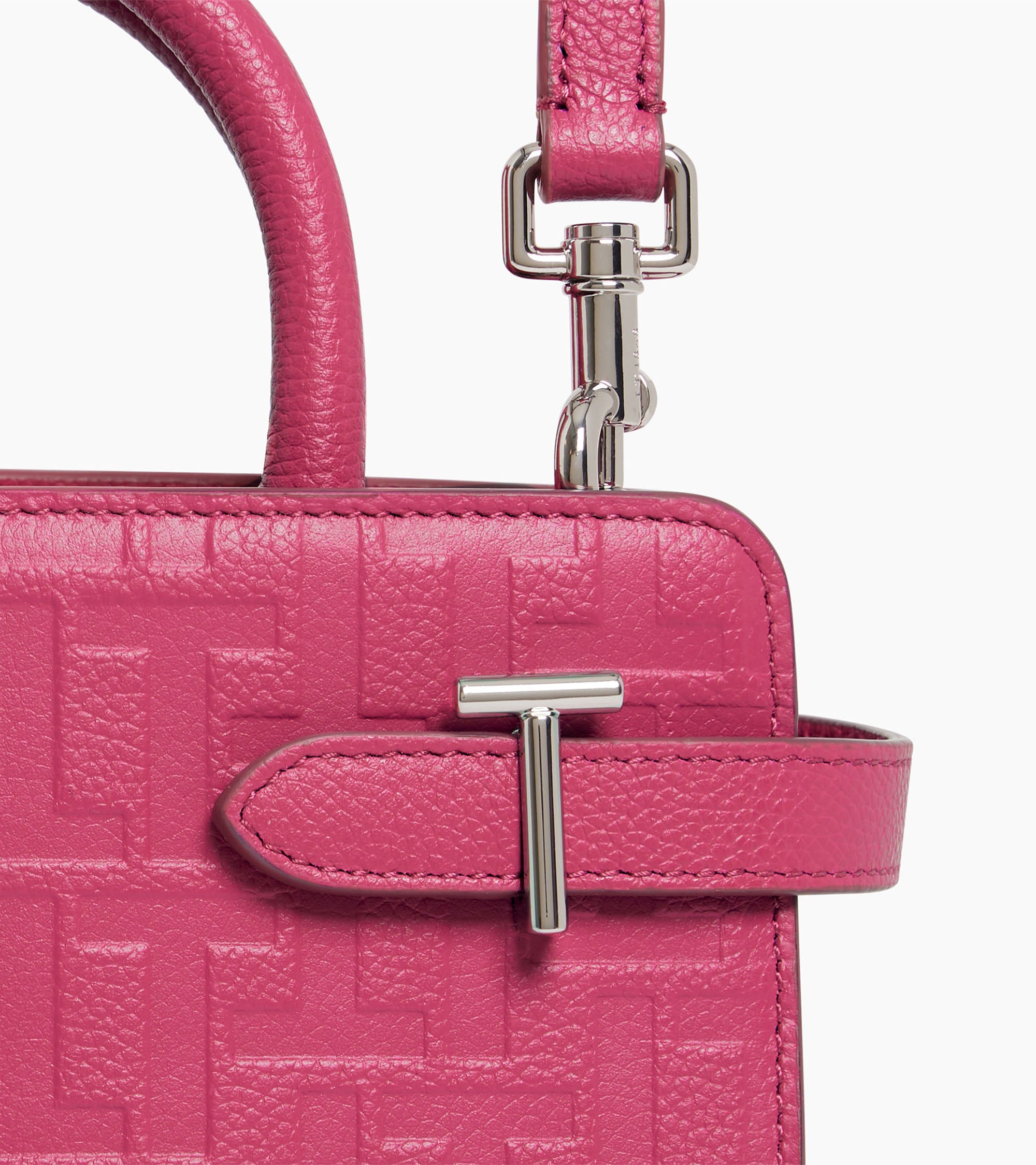 Petit sac à main Emilie en cuir embossé T