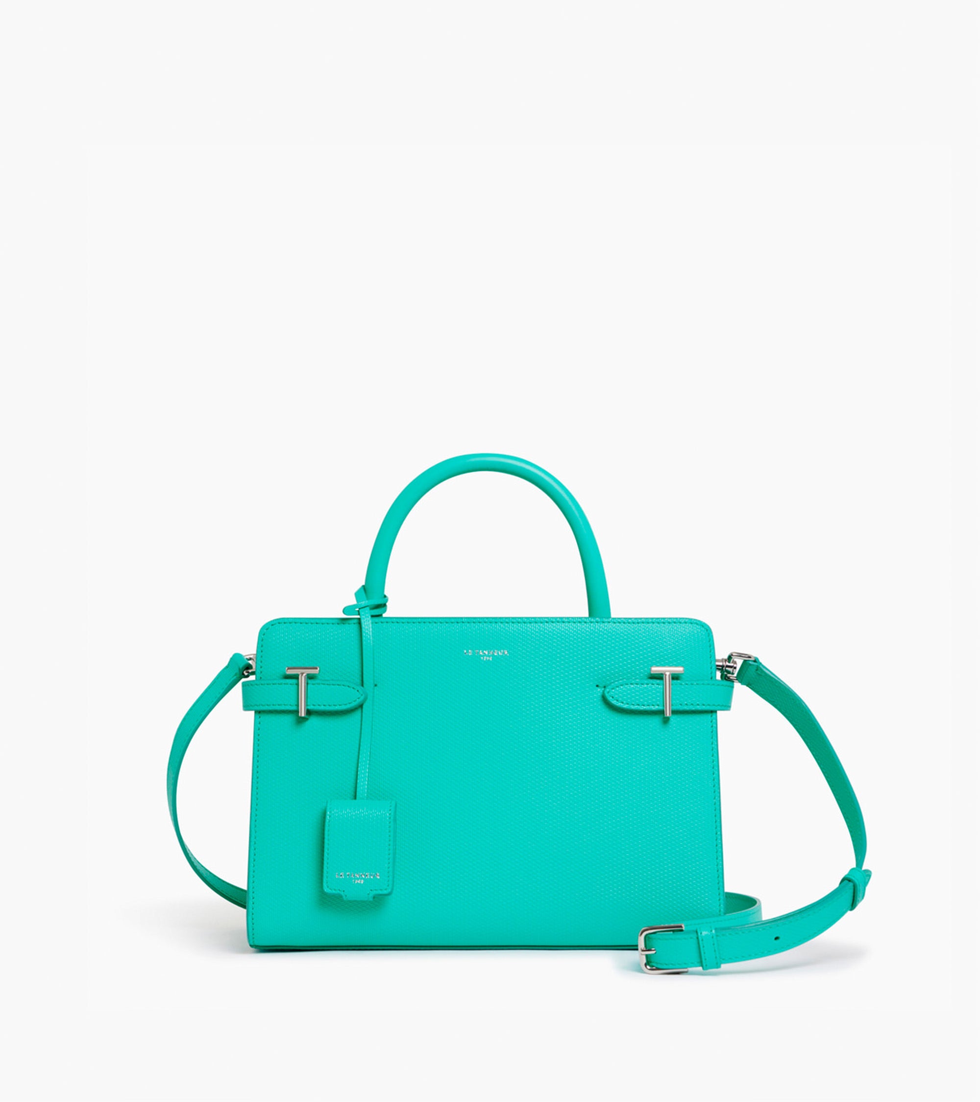 Sac à main moyen modèle Emilie en cuir signature T
