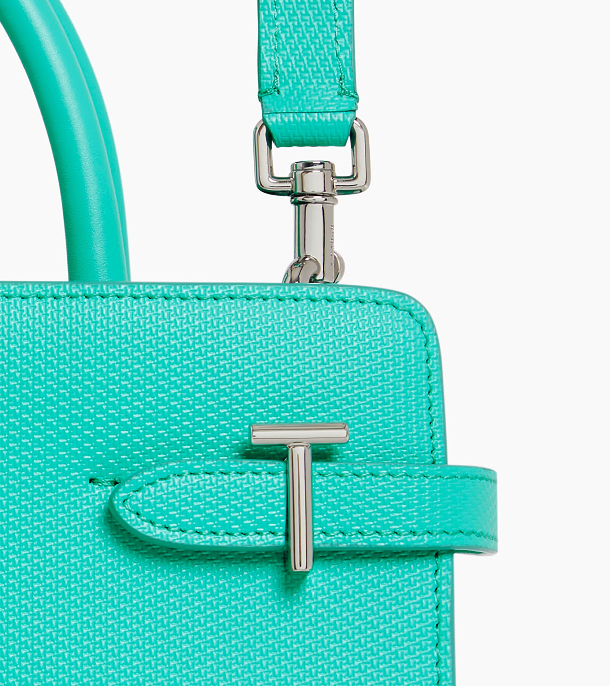 Sac à main moyen modèle Emilie en cuir signature T