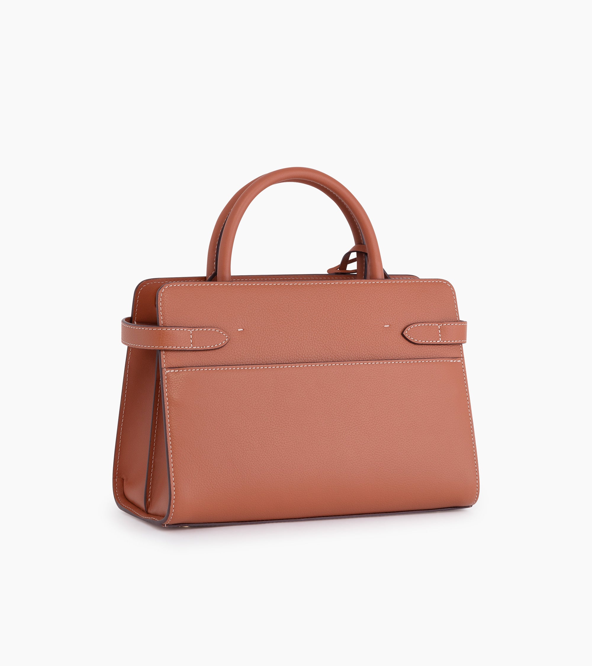 Sac à main moyen modèle Emilie en cuir grainé