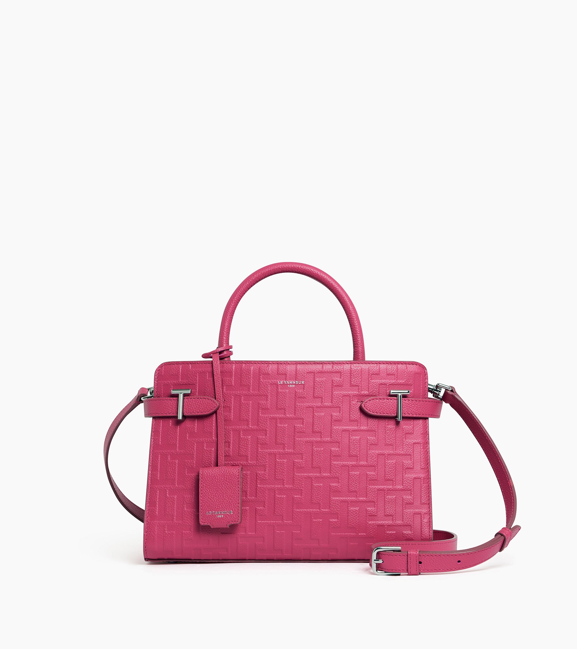 Sac à main moyen modèle Emilie en cuir embossé T