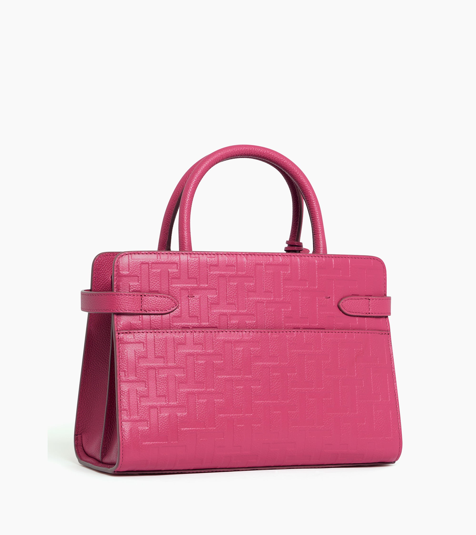 Sac à main moyen modèle Emilie en cuir embossé T