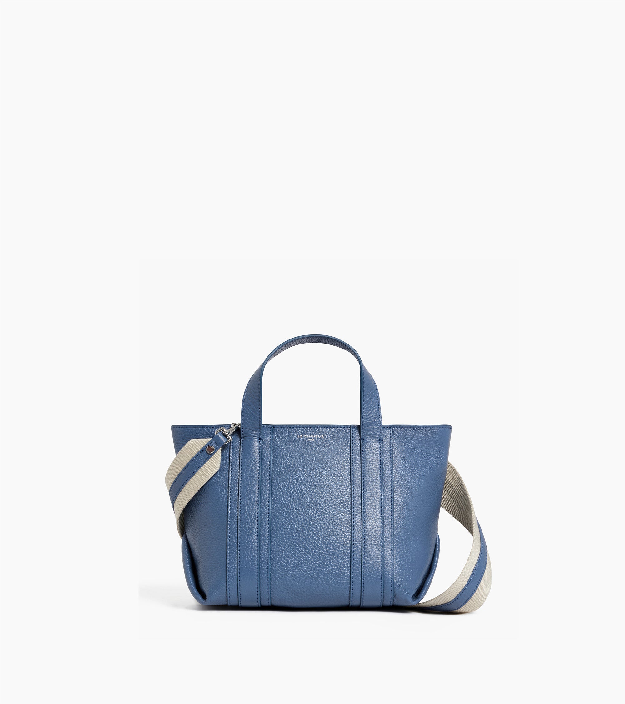 Mini cabas Grâce en cuir grainé