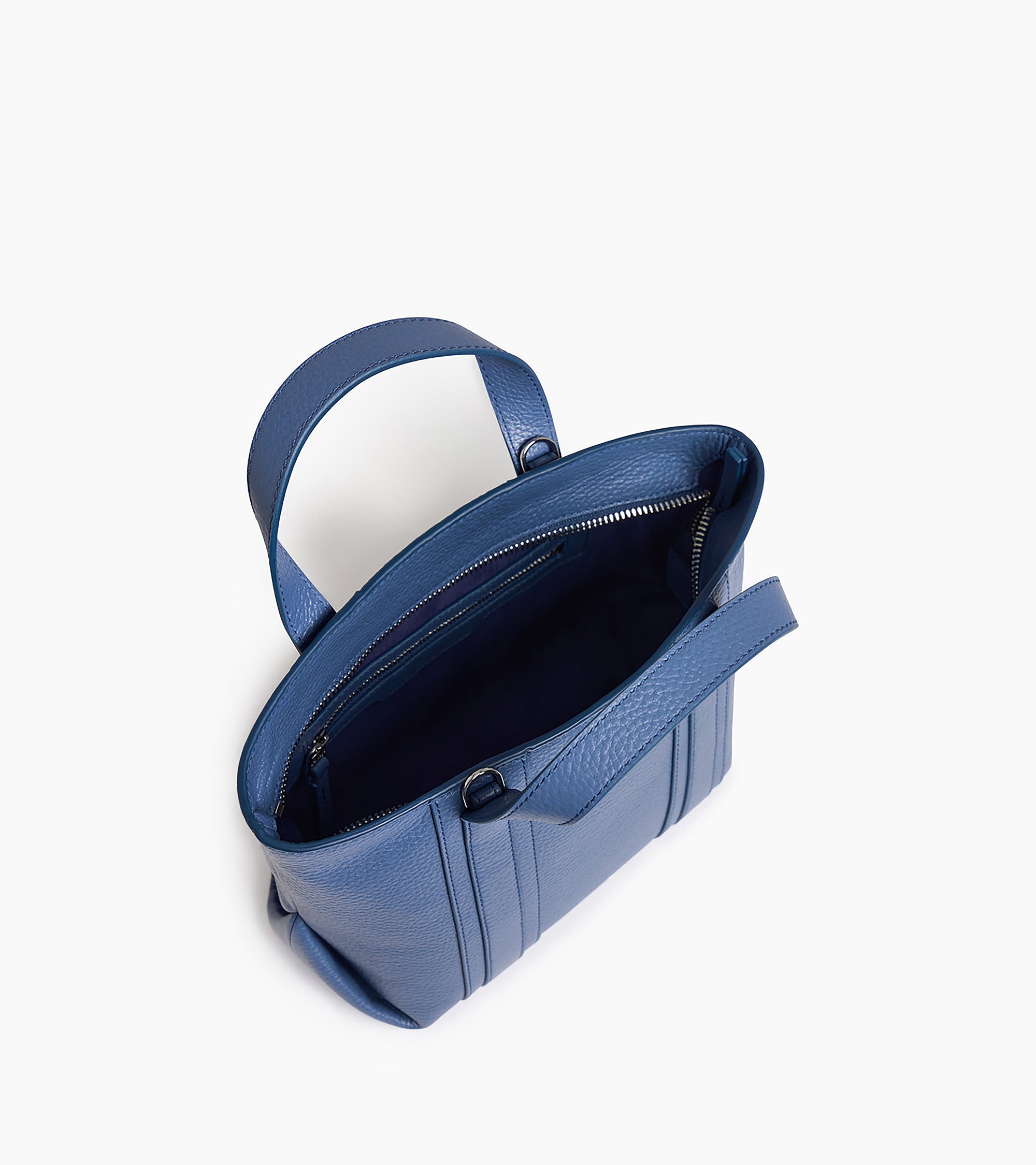 Mini cabas Grâce en cuir grainé