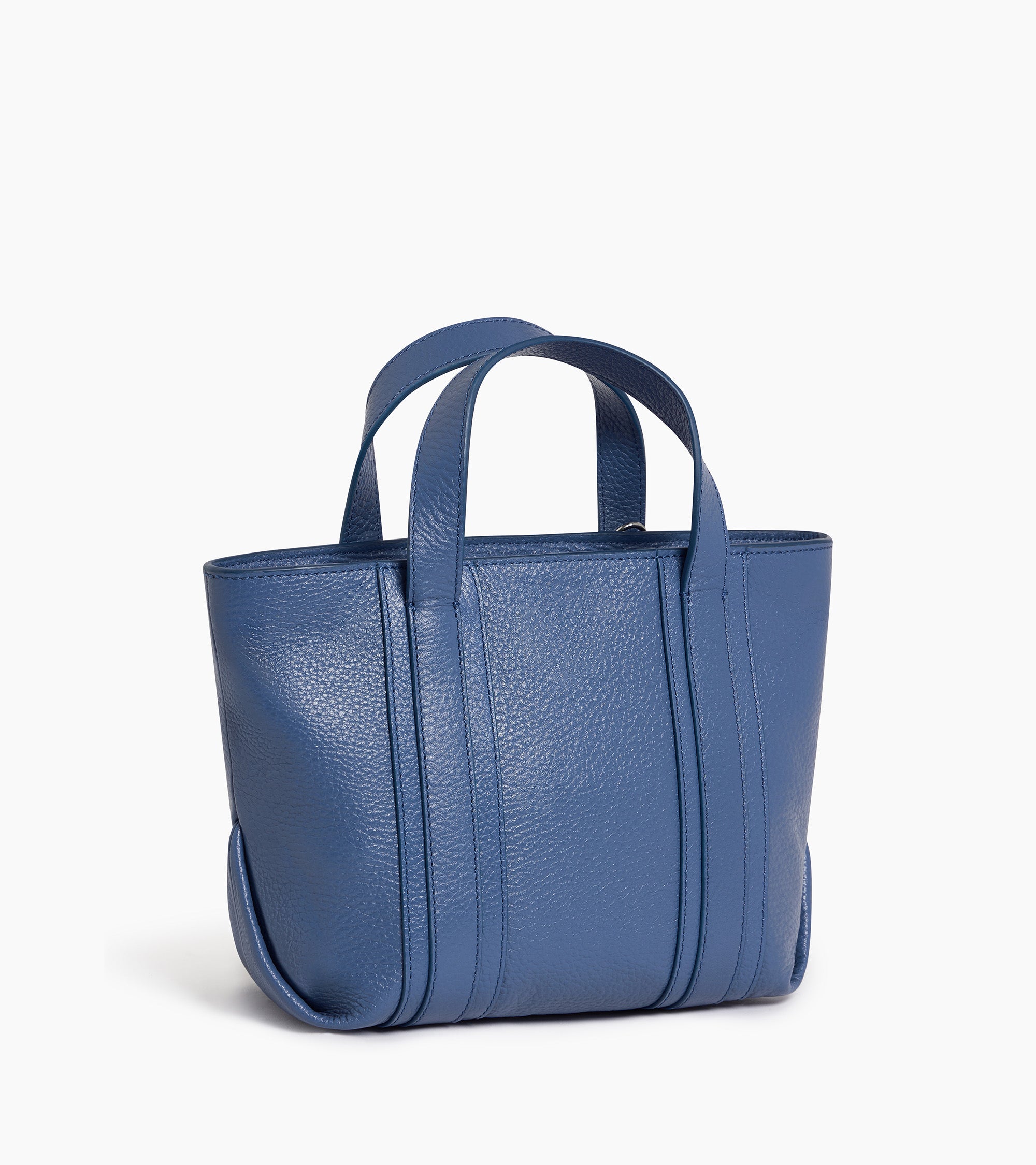 Mini cabas Grâce en cuir grainé