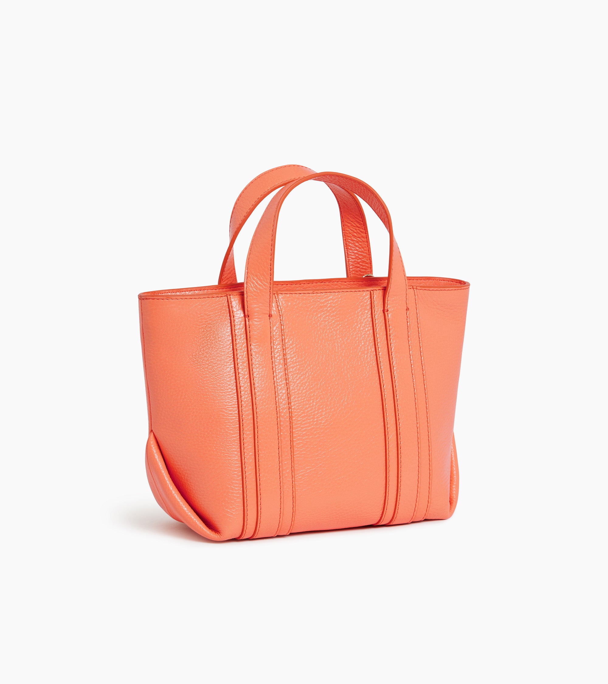 Mini cabas Grâce en cuir grainé