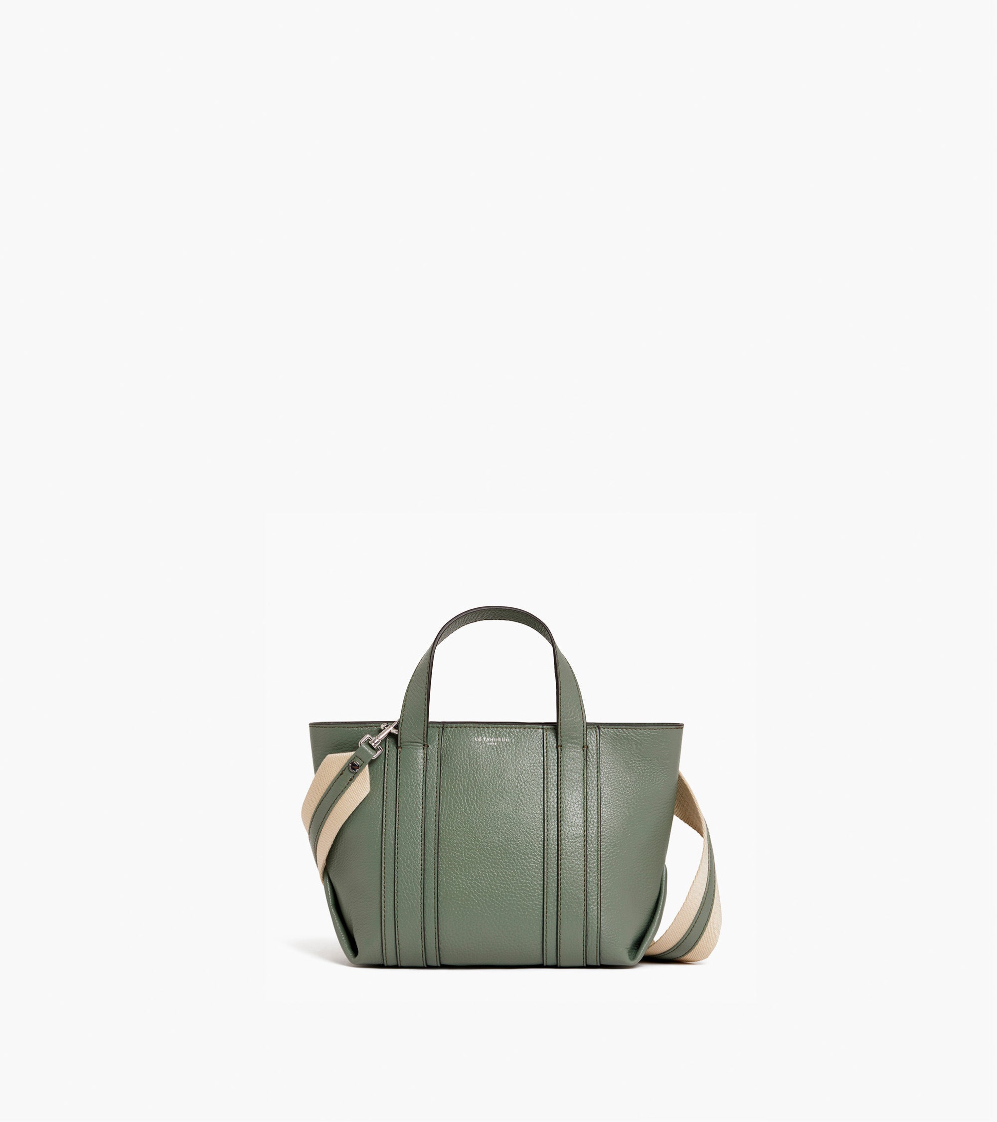 Mini cabas Grâce en cuir grainé