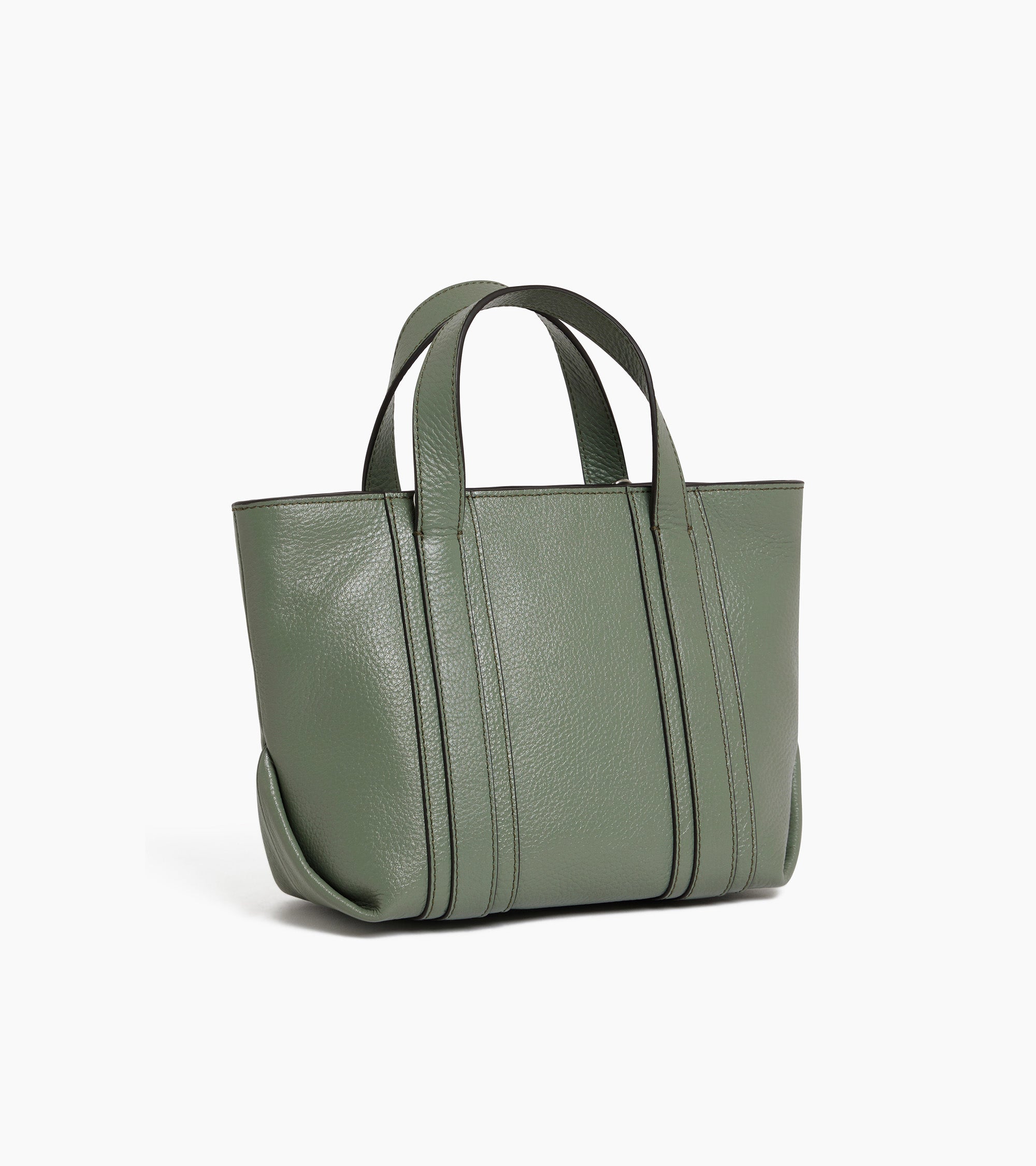 Mini cabas Grâce en cuir grainé