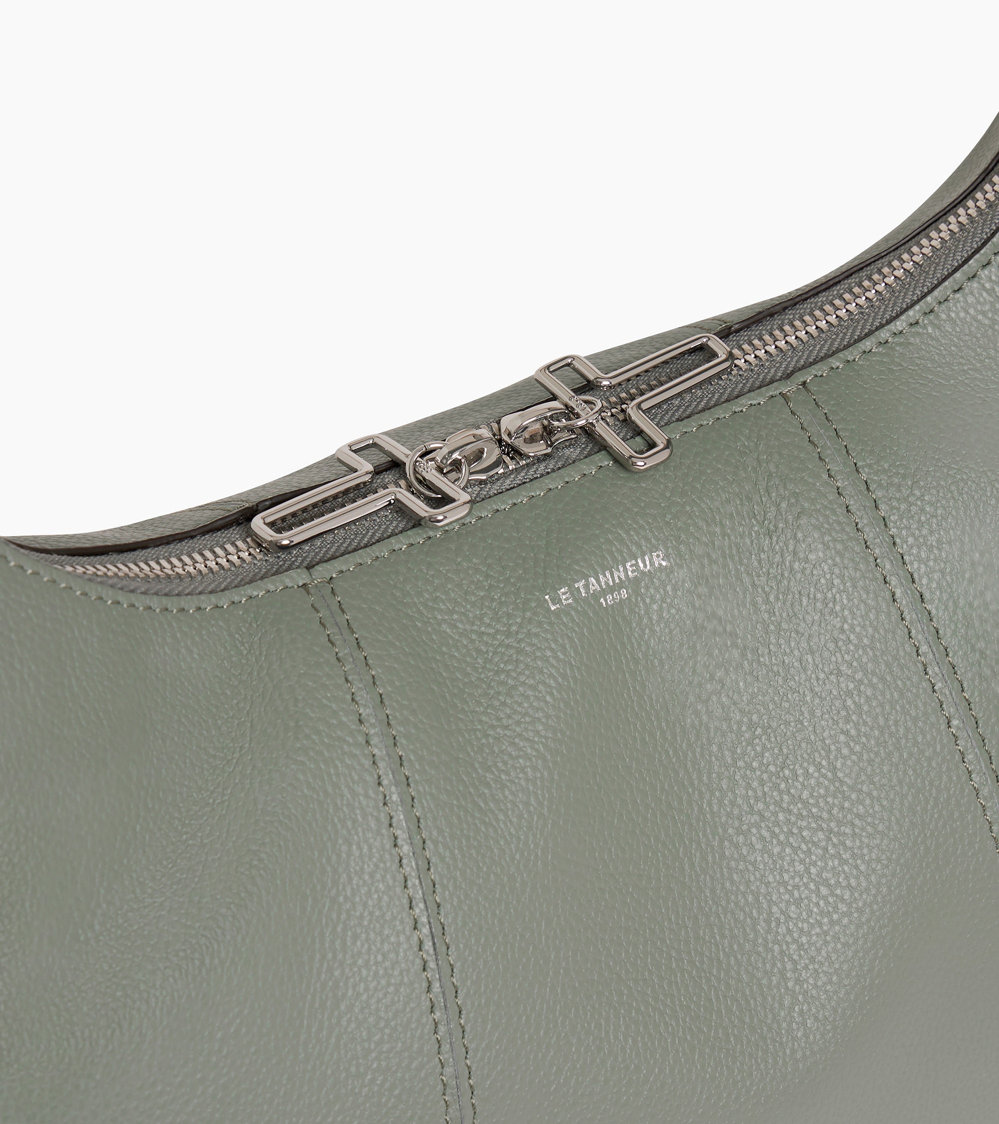 Grand sac hobo Juliette en cuir grainé