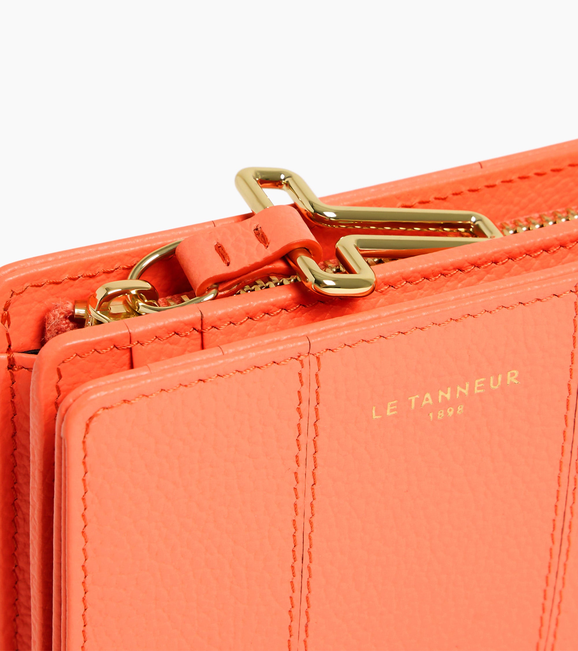 Petit Portefeuille Juliette en cuir grainé