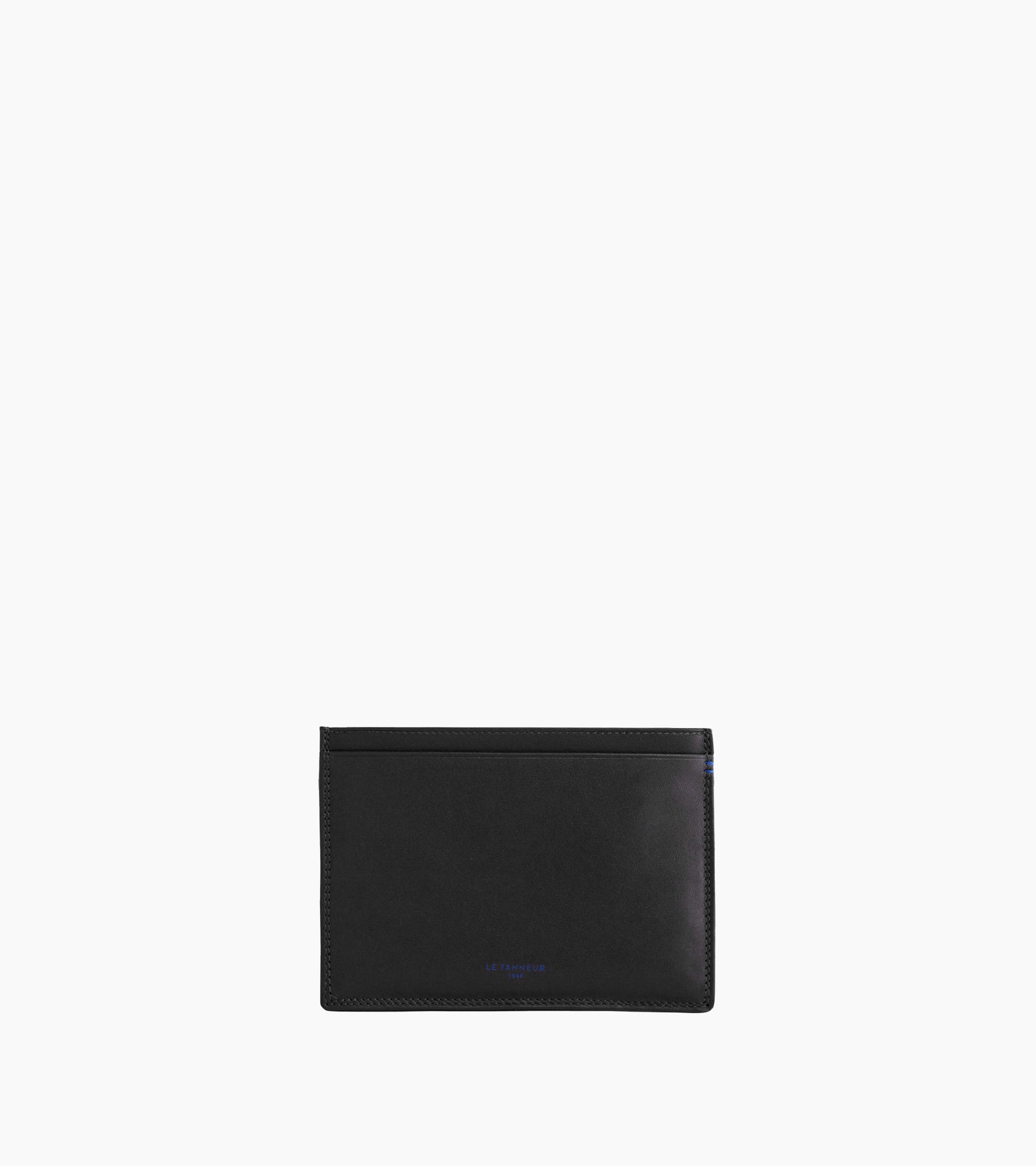 Petit porte papiers de voiture Martin en cuir lisse