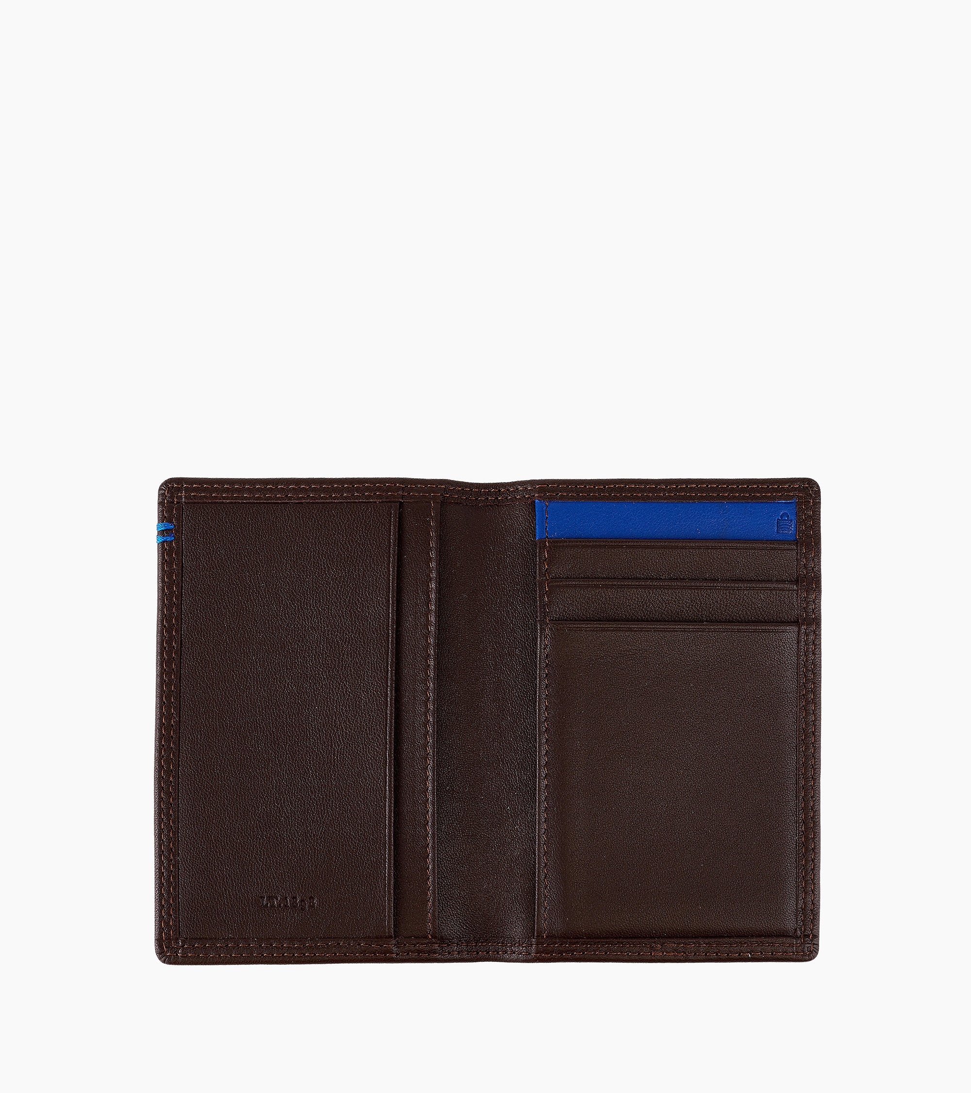Porte cartes vertical Martin en cuir lisse