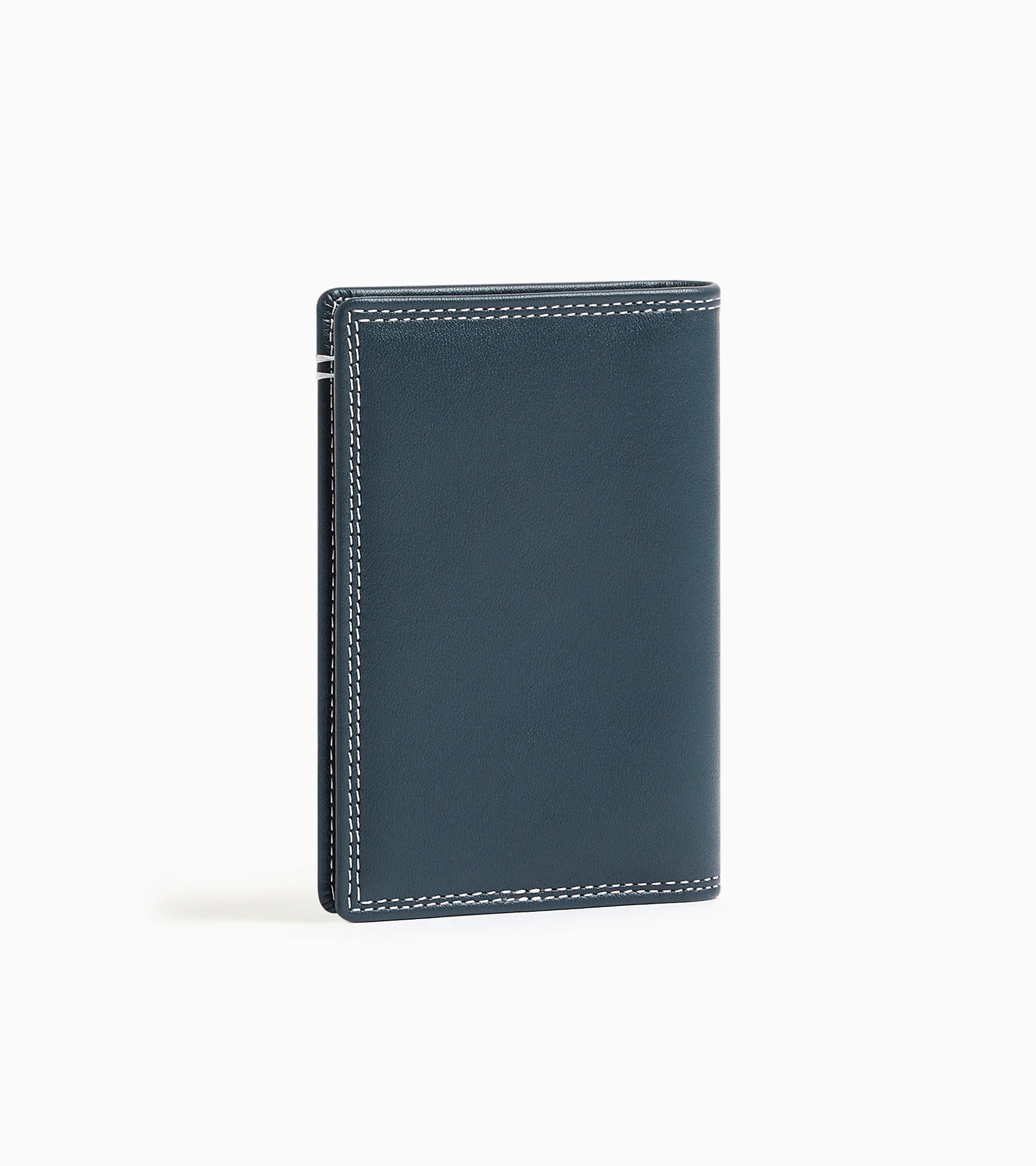 Porte cartes vertical Martin en cuir lisse
