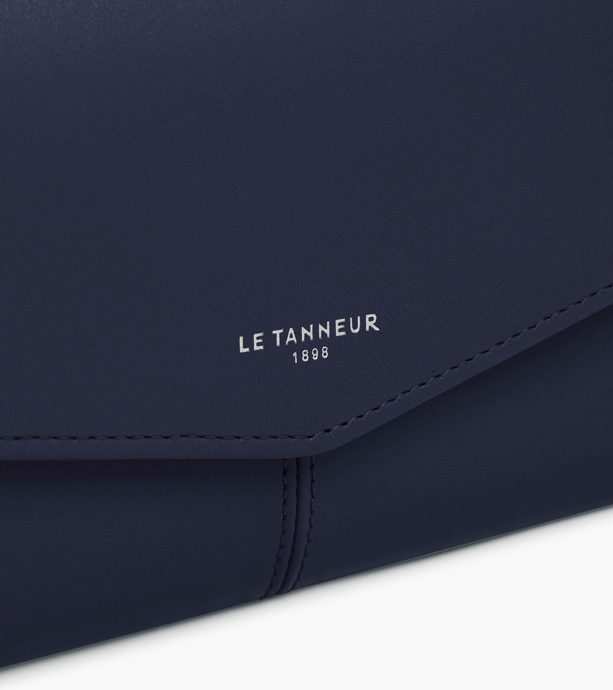 Compagnon zippé Charlotte en cuir lisse