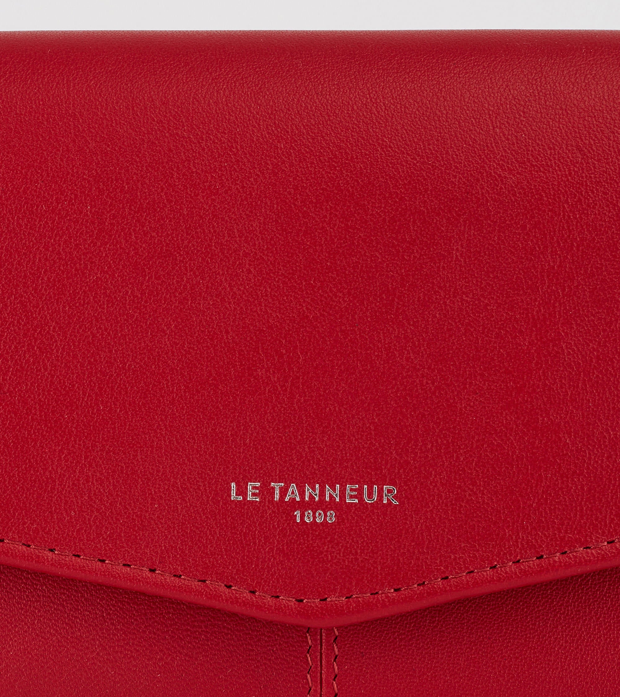 Compagnon zippé Charlotte en cuir lisse