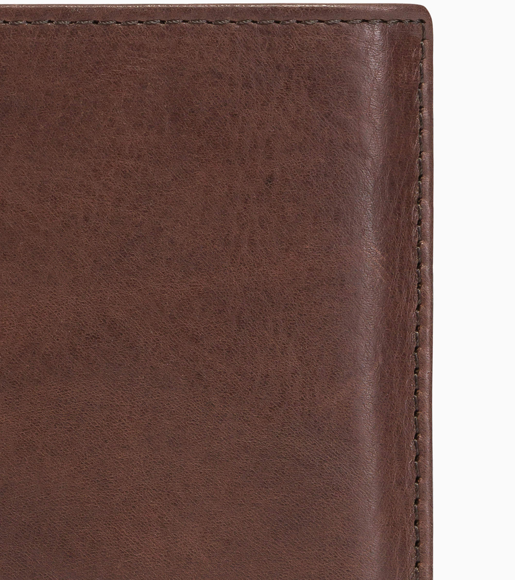 Portefeuille vertical moyen modèle zippé 3 volets Gary en cuir huilé
