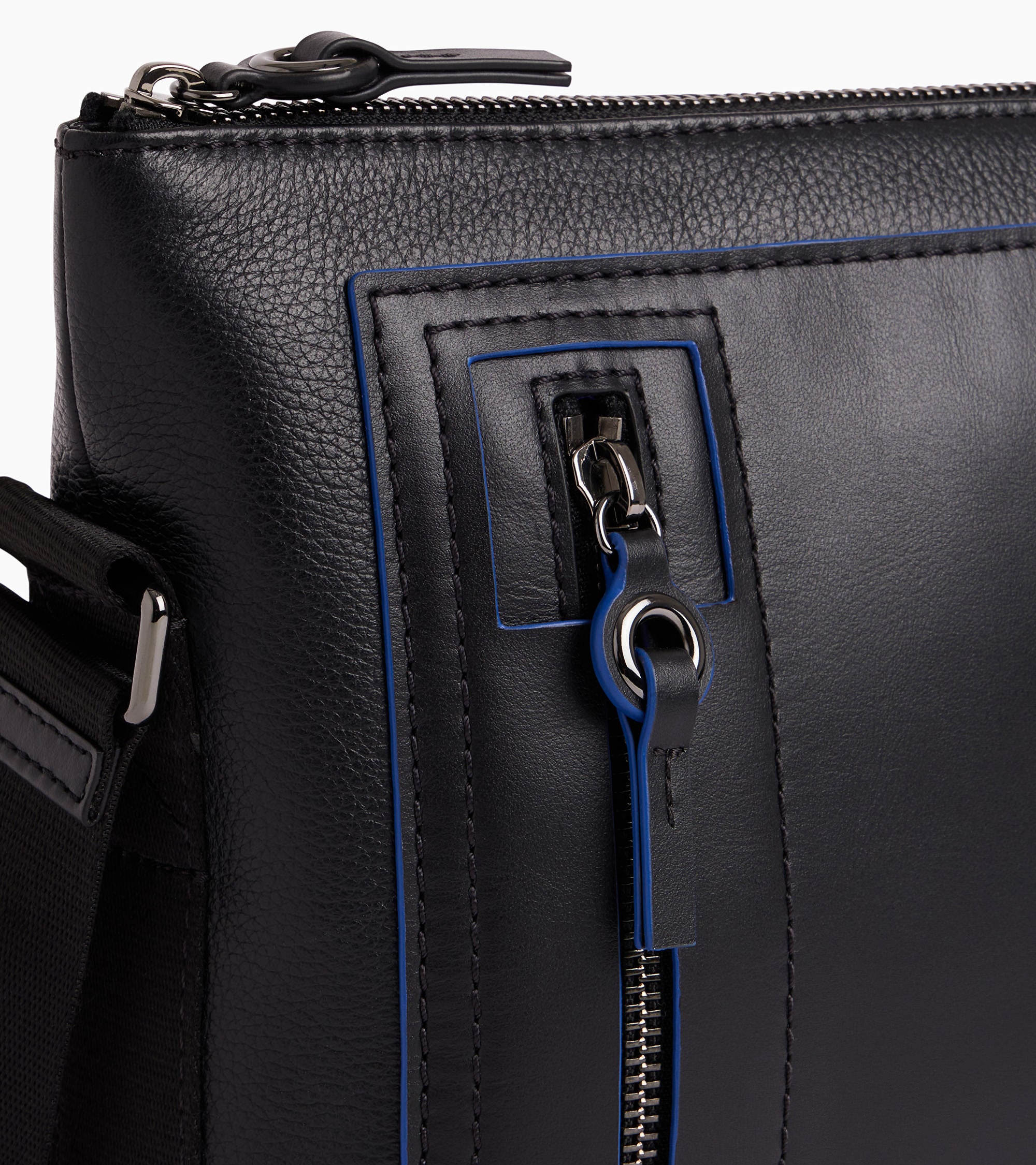 Petit sac bandoulière Alexis en cuir grainé